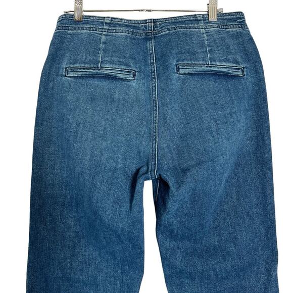 MOTHER The Sailor Tripper Jeans SIZE 30 Three Little Ship High Waist Kick Flare - Picture 8 of 10